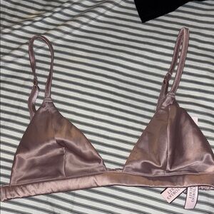 Victoria's Secret Purple Satin Bralette